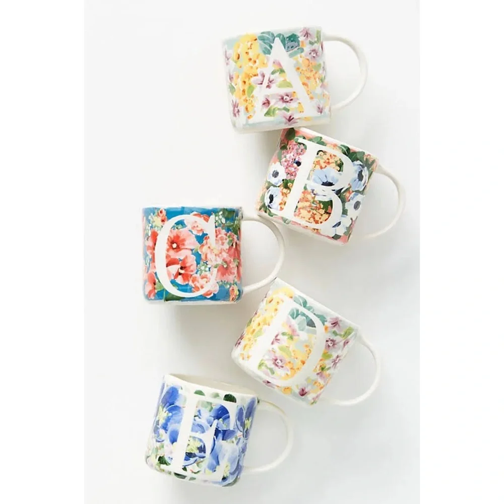 Anthropologie colorful floral